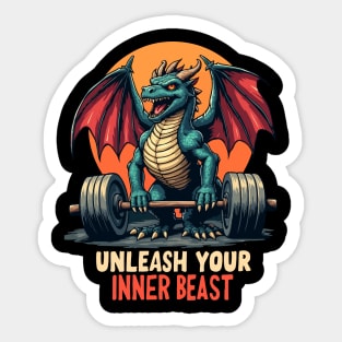 Unleash Your Inner Beast Sticker